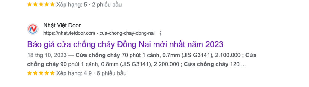 Cửa chống cháy Đồng Nai